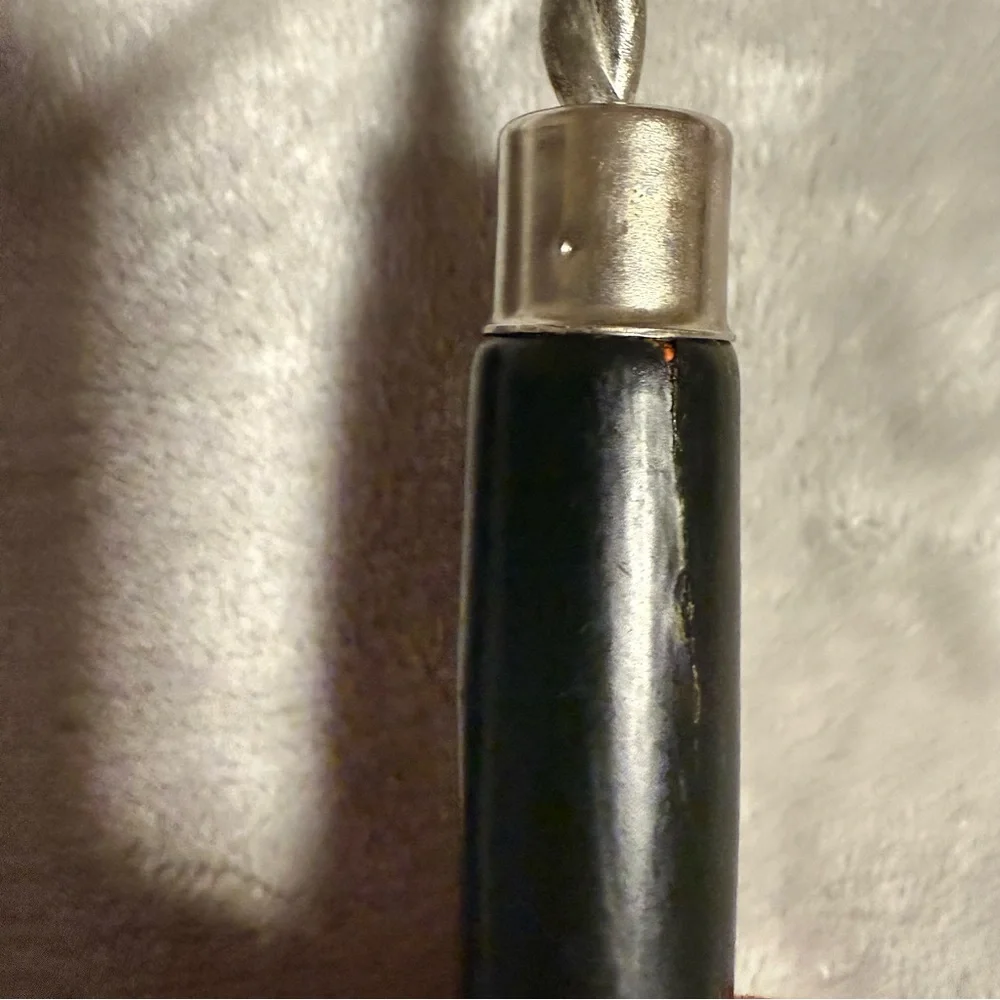 Vintage Androck Coiled Wire Whisk‎ Beater Black Bakelite Handle